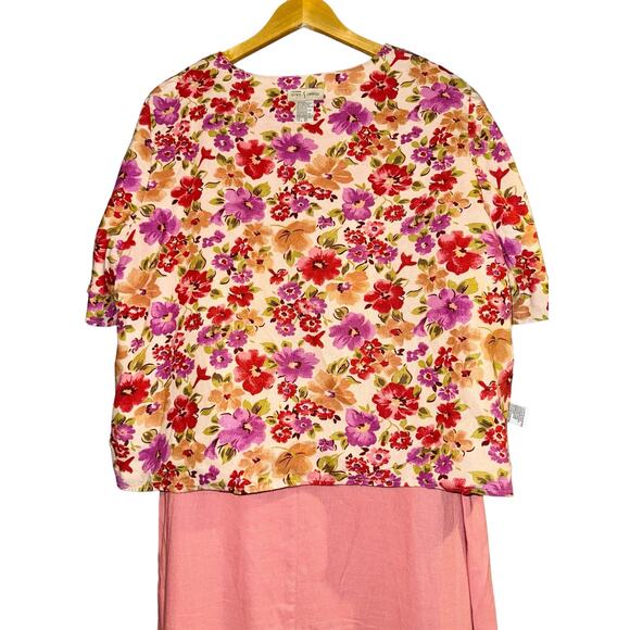 Studio Ease Floral Embroidered Butterfly Jacket with Dress Linen Fairy Sz 18W - Picture 14 of 16